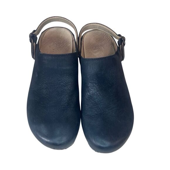 Dansko berry black burnished suede shoes Size 38 or 7.5-8 - Picture 5 of 10